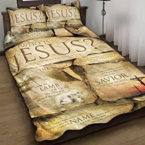 Who Is Christian Quilt Bedding Set Christian Gift For Believers 1 h4a5n6.jpg
