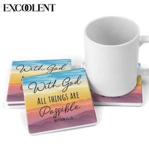 With God All Things Are Possible Matthew 1926 Stone Coasters Coasters Gifts For Christian 2 x0mmbh.jpg