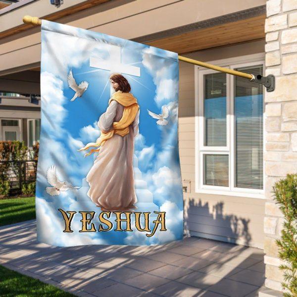 Yeshua Jesus Christ Flag – Christian Flag Outdoor Decoration