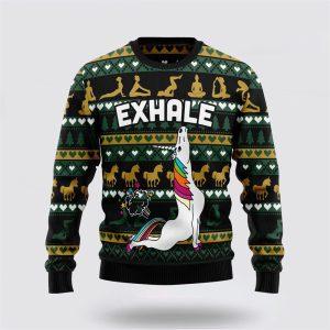 Yoga Unicorn Ugly Christmas Sweater – Best…