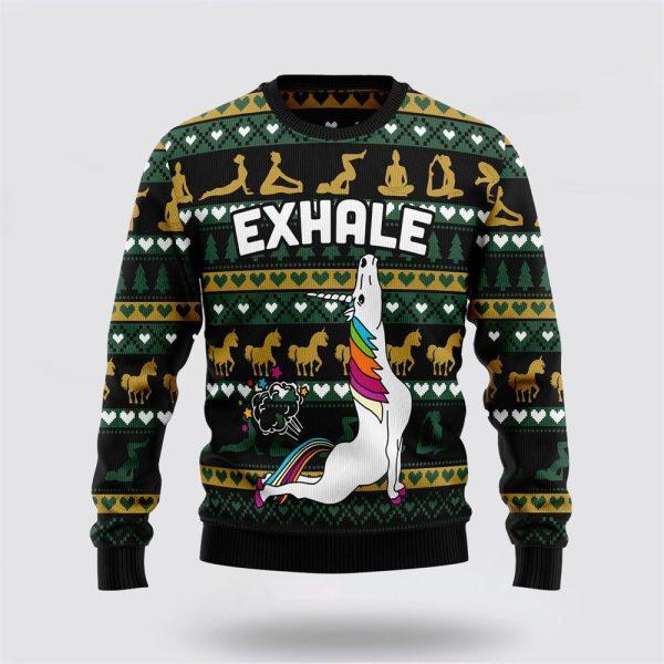 Yoga Unicorn Ugly Christmas Sweater – Best Gift For Christmas