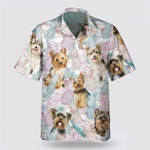 Yorkie Dog Pineapple Pattern Hawaiian Shirt –…