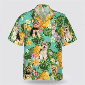 Yorkshire On The Flower BananaTropic Background Hawaiian Shirt Pet Lover Hawaiian Shirts 1 jhdlnr.jpg