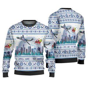 US Air Force Lockheed C-141 Starlifter Christmas Sweater – Christmas Gift For Military Personnel
