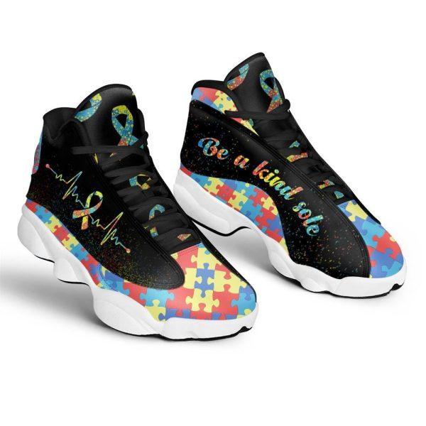 Autism Basketball Shoes, Be A Kind Sole Autism Basketball Shoes, Autism Shoes, Autism Awareness Shoes