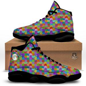 Autism Basketball Shoes, Drawing Autism Awareness Print Basketball Shoes, Autism Shoes, Autism Awareness Shoes