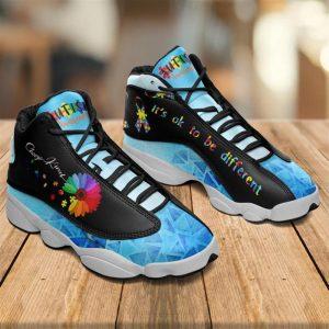 Autism Basketball Shoes, Its Ok To Be Different Autism Awareness Basketball Shoes, Autism Shoes, Autism Awareness Shoes