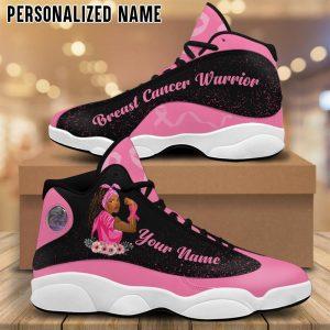 Breast Cancer Basketball Shoes, Personalised Name Breast…