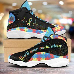 Autism Basketball Shoes You Will Never Walk Alone Autism Basketball Shoes Autism Shoes Autism Awareness Shoes 2 npsirv.jpg