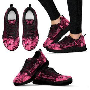 Autism Shoes Breast Cancer Shoes Traditionnels Paisley Sneaker Walking Shoes Pink Breast Cancer Awareness Sneakers 1 bsz3st.jpg