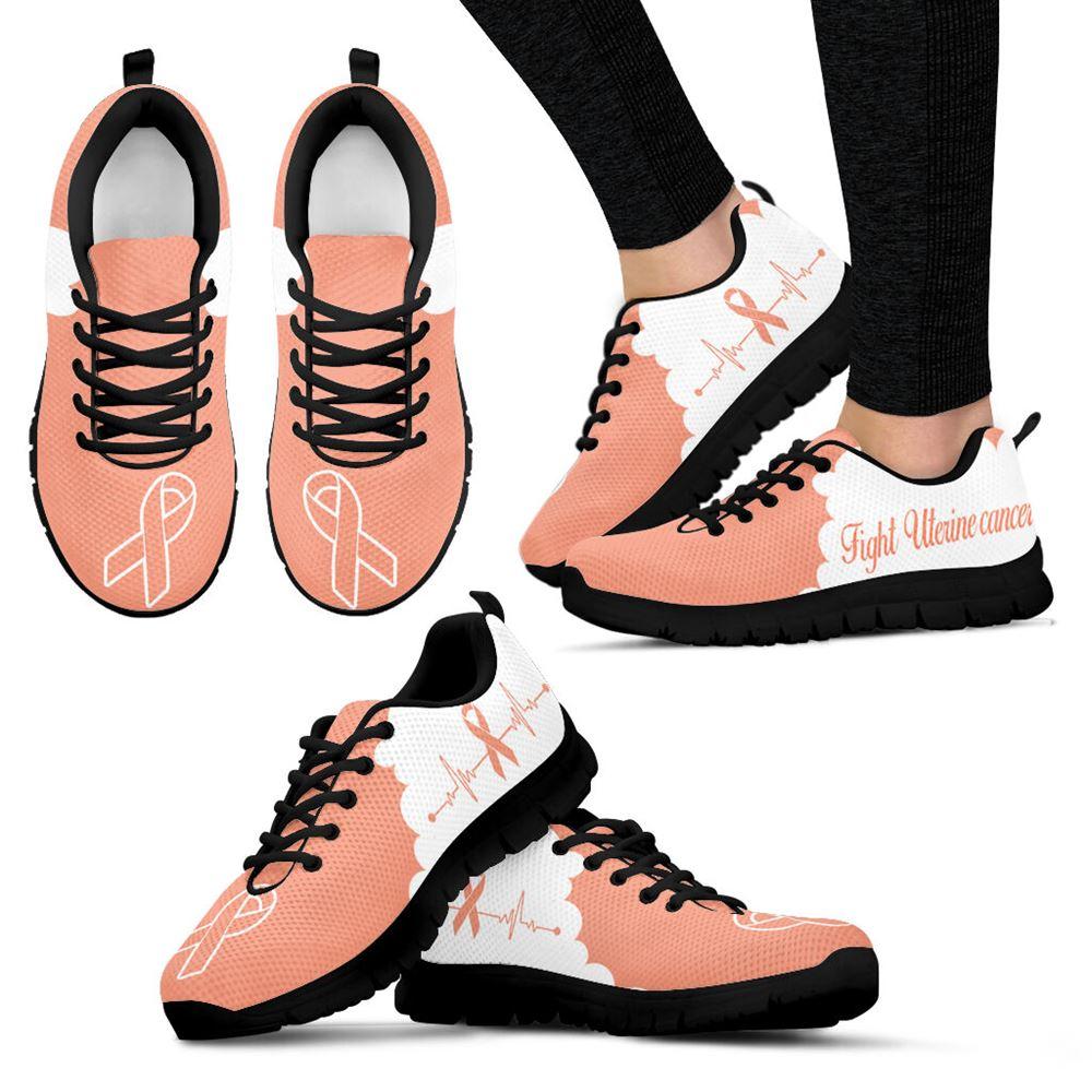 Breast Cancer Shoes, Uterine Cancer Shoes Cloudy Sneaker Walking Shoes, Breast Cancer Sneakers