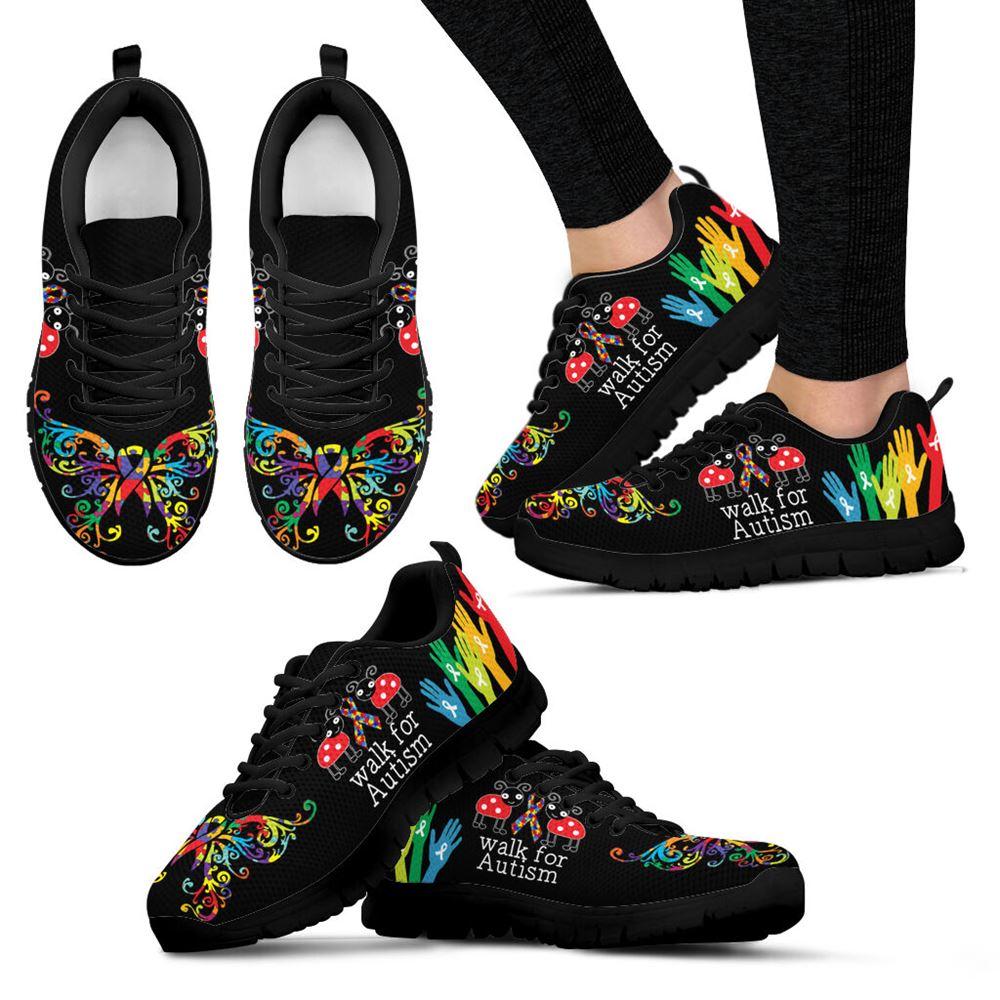 Breast Cancer Shoes, Walk For Autism Sneaker Black Walking Shoes, Breast Cancer Sneakers Breast Cancer Shoes, Walk For Autism Sneaker Black Walking Shoes, Breast Cancer Sneakers