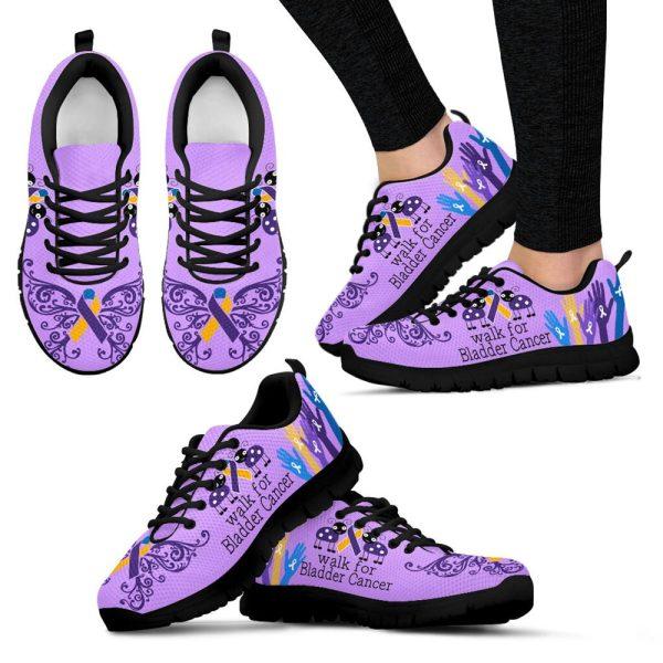 Breast Cancer Shoes, Walk For Bladder Cancer Shoes Sneaker Walking Shoes, Breast Cancer Sneakers
