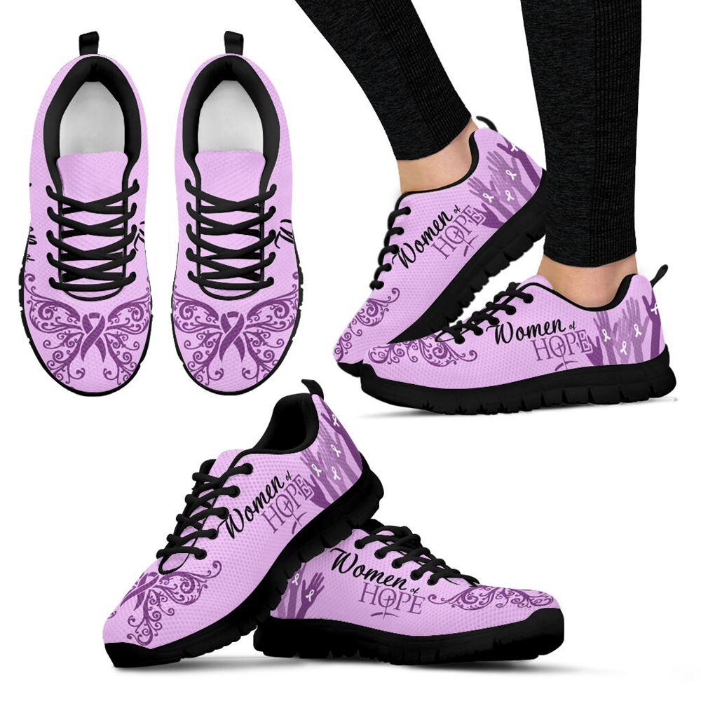 Breast Cancer Shoes, Walk For Women Of Hope Shoes Sneaker Walking Shoes, Breast Cancer Sneakers