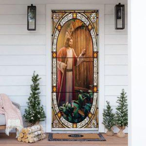 Be Hold I Stand At The Door Jesus Christ Door Cover Christian Home Decor Gift For Christian 5 a9rr5w.jpg
