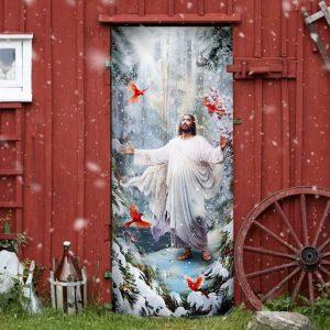 Be Still And Know That I Am God Jesus Christmas American Door Cover Gift For Christian 3 wrxfd9.jpg