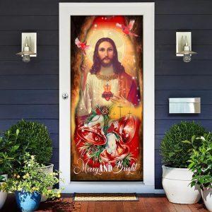 Beautiful Jesus Christ Door Cover, Christian Home…