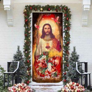 Beautiful Jesus Christ Door Cover Christian Home Decor Gift For Christian 3 n1iqxc.jpg