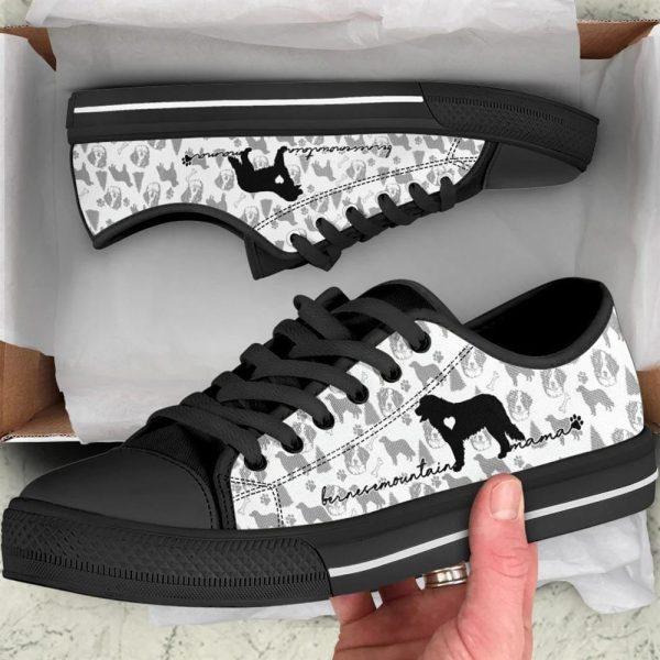 Bernese Mountain Dog Low Top Shoes, Gift For Dog Lover