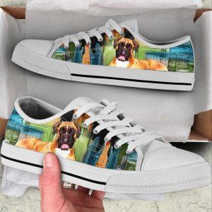 Boxer Dog Paint Art Wallpaper Low Top…