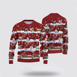 Brahman Christmas Knitted Sweater, Gifts For Farmers,…