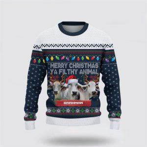 Brahman Merry Christmas Ugly Sweater, Gifts For…