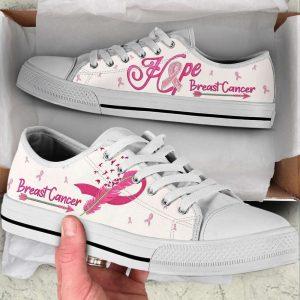 Breast Cancer Shoes Hope Low Top Shoes Canvas Shoes Gift For Survious 2 z3qhc7.jpg