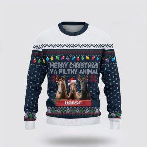 Brown Horse Merry Christmas Ugly Sweater, Gifts…