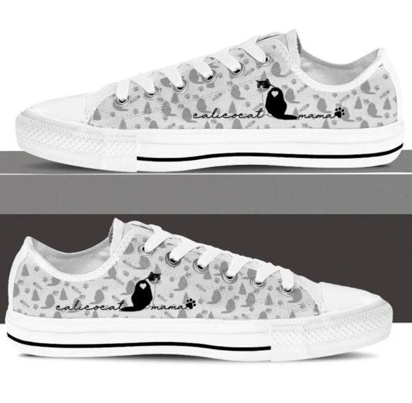 Calico Cat Low Top Shoes Stylish And Trendy Footwear For All Occasions, Gift For Dog Lover