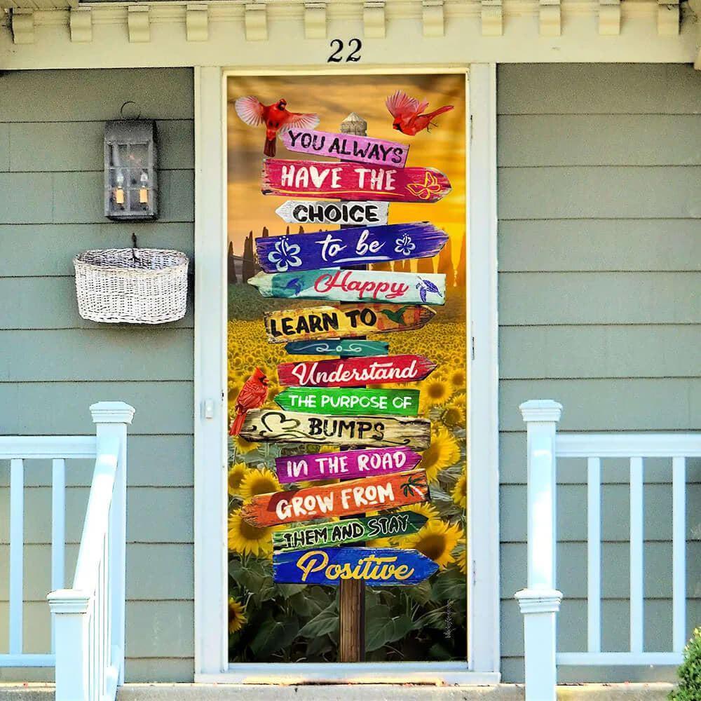 Cardinal Door Cover Bless This, Gift For Christian