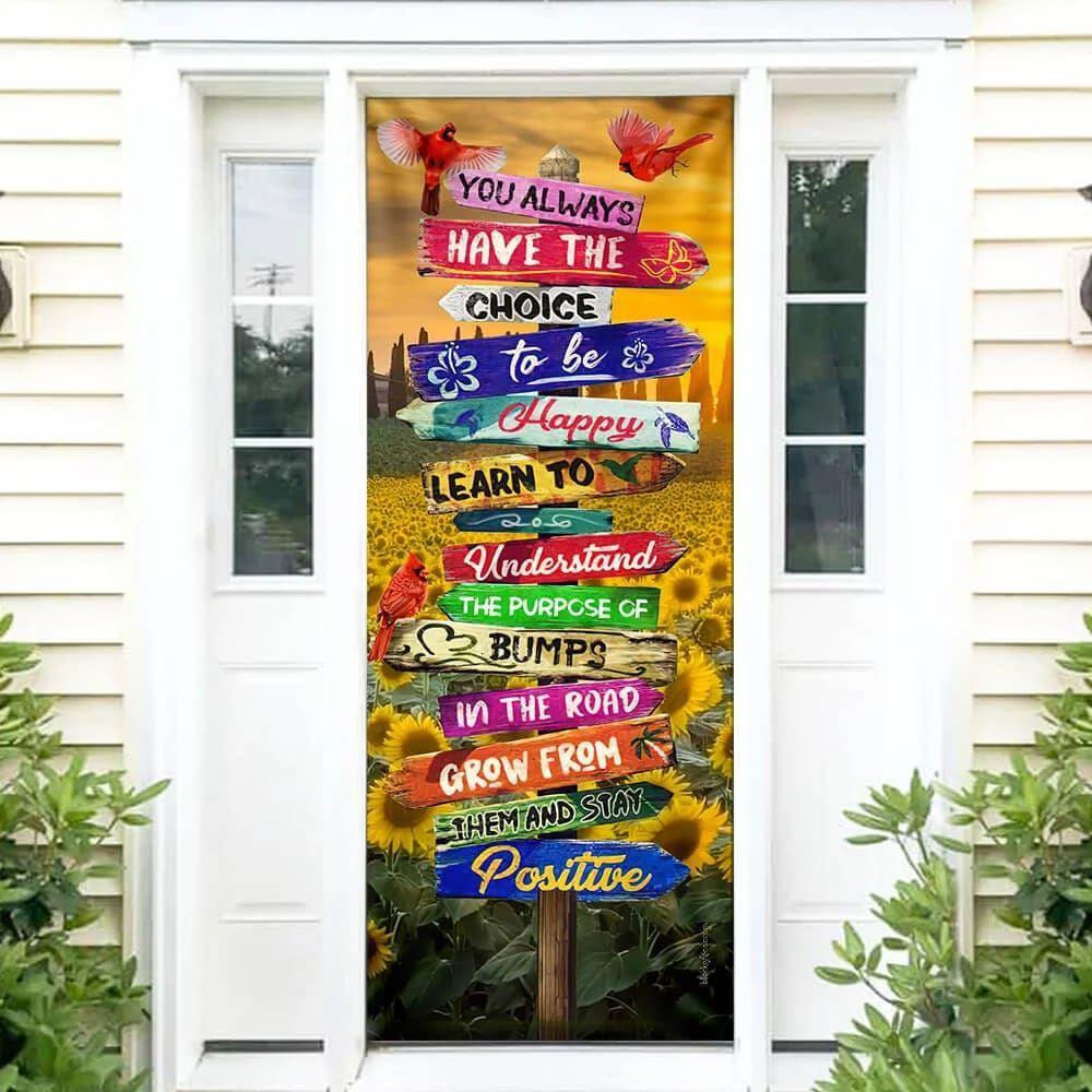 Cardinal Door Cover Bless This, Gift For Christian