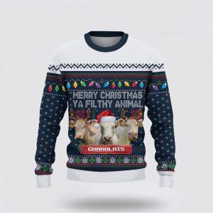 Charolais Merry Christmas Ugly Sweater, Gifts For…