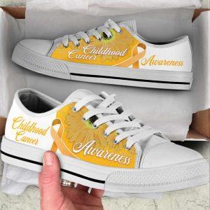 Childhood Cancer Shoes Awareness Ribbon Low Top Shoes Canvas Shoes Gift For Survious 2 gt7ccm.jpg