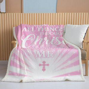 Christ Who Strengthens I Can Do All Things Christian Quilt Blanket Christian Blanket Gift For Believers 3 xn3dqh.jpg