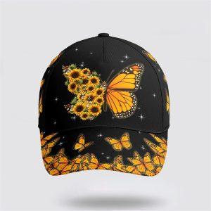Christian Baseball Cap, Baseball Cap For Butterflies Lovers Monarch Butterfly Design, Mens Baseball Cap, Women’s Baseball Cap