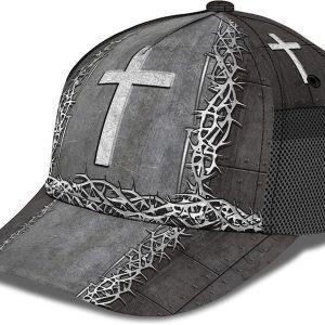 Christian Baseball Cap Christian Cross With Crown Of Thorn All Over Print Baseball Cap Mens Baseball Cap Women s Baseball Cap 3 c07lbk.jpg