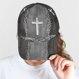 Christian Baseball Cap Christian Cross With Crown Of Thorn All Over Print Baseball Cap Mens Baseball Cap Women s Baseball Cap 4 gqibc6.jpg