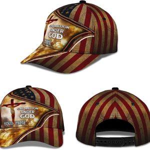 Christian Baseball Cap Cross One Nation Under God American Flag Custom Name All Over Print Baseball Cap Mens Baseball Cap Women s Baseball Cap 2 ldjkci.jpg