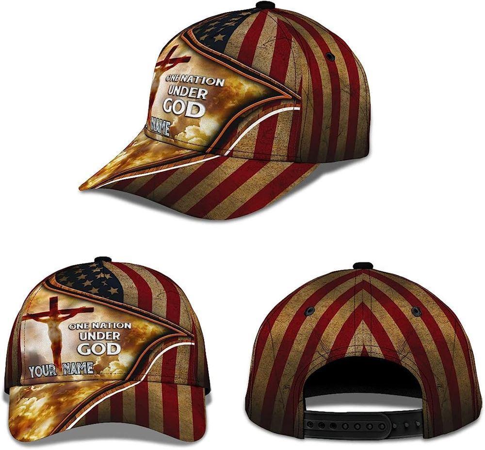 Christian Baseball Cap, U.S Patriotic Eagle Custom Name All Over Print Baseball  Cap, Mens Baseball Cap, Women's Baseball Cap - Excoolent