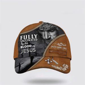 Christian Baseball Cap, Fully Vaccinated By The…