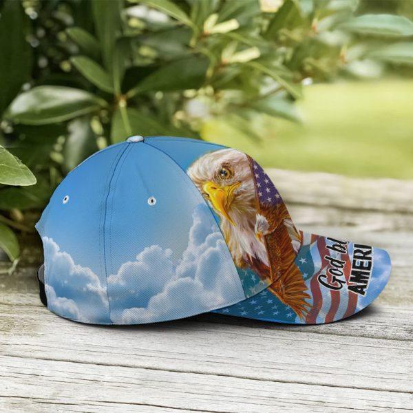 Christian Baseball Cap, God Bless America Bald Eagle Baseball Cap, Mens Baseball Cap, Women’s Baseball Cap