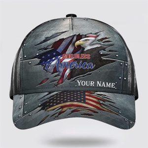 Christian Baseball Cap, God Bless America Bald…