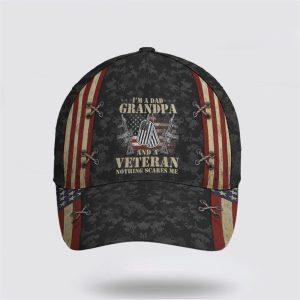 Christian Baseball Cap, Grandpa Dad Veteran Nothing…