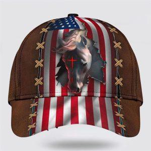 Christian Baseball Cap, Horse Cross American All…