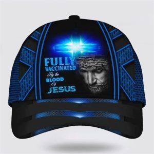 Christian Baseball Cap Jesus Blue Cross Light Fully Vaccinated By The Blood Of Jesus Baseball Cap Mens Baseball Cap Women s Baseball Cap 1 bgdvd3.jpg