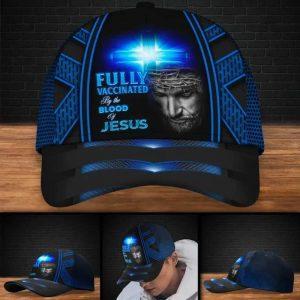 Christian Baseball Cap Jesus Blue Cross Light Fully Vaccinated By The Blood Of Jesus Baseball Cap Mens Baseball Cap Women s Baseball Cap 2 plfd3a.jpg