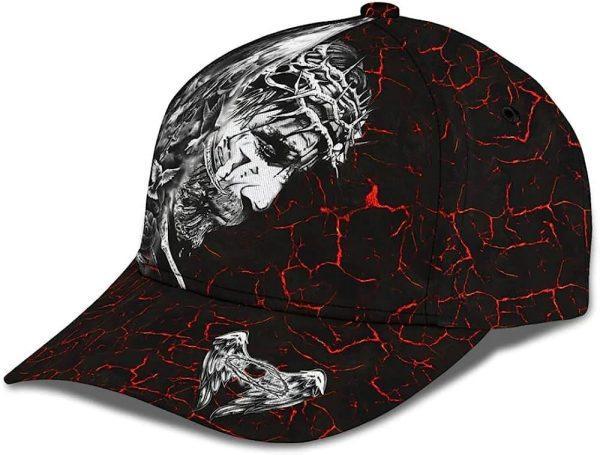 Christian Baseball Cap, Jesus Face Baseball Cap, Mens Baseball Cap, Women’s Baseball Cap