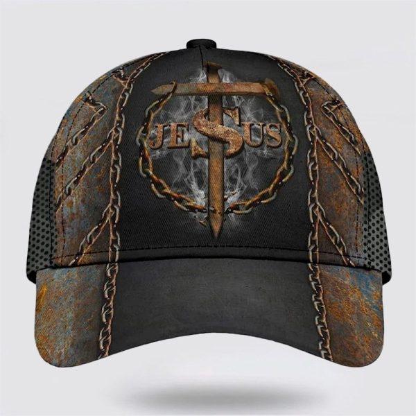 Christian Baseball Cap, Jesus Nail Cross Crown Of Thorn Baseball Cap, Mens Baseball Cap, Women’s Baseball Cap