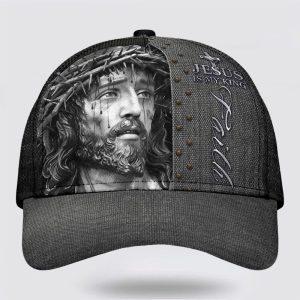 Christian Baseball Cap Jesus Portrait Jesus Is My King Faith Classic Hat All Over Print Mens Baseball Cap Women s Baseball Cap 1 ancx9e.jpg