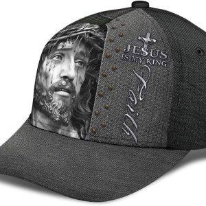 Christian Baseball Cap Jesus Portrait Jesus Is My King Faith Classic Hat All Over Print Mens Baseball Cap Women s Baseball Cap 4 gnthxn.jpg